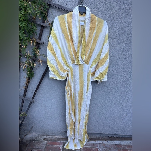 SWF Plunge Maxi Dress in Golden Hour - Picture 4 of 8